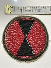 Post Wwii U s  Army 7th Infantry Division Cut Edge Patch
