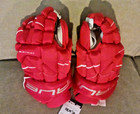 True Catalyst 9x3 Hockey Gloves Senior 14  New Red