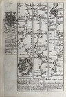 1720 Antique Road Map  Lichfield To Chester   Owen   Bowen Shts 55 56