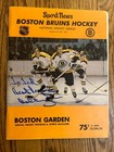 1971 Bobby Orr Signed Autograph Program Boston Bruins Vs Ny Rangers 12-16-1971
