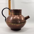Antique Copper Small Water Drinking Lota Pot With Spout Original Hand Crafte