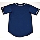 Vintage Baseball Jersey Shirt Size S 70s Teamwork Apparel Navy Blue Made Usa