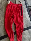 Nike Tech Fleece Jogger Pants Men Lobster Red black  Tapered Slim Fit  Size M