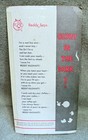 Vintage Reddy Kilowatt Red Business Card Figure stand Glows Blue In Dark 1961