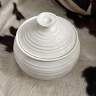 Sophie Conran For Portmeirion 3 Qt Rippled Design Casserole Oven Tureen Dish