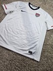 Team Usa Soccer Jersey Shirt Mens White Nike Dri-fit 2010 World Cup Usmnt