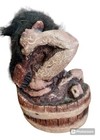 Vintage Fosse Troll Taking A Bath Made In Norway With Tag