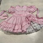 Fancy This Dress Girls 5 Full Circle Layered Pink White Pageant  Beautiful 