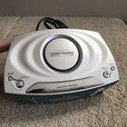 Timex Dual Alarm Clock Radio Am fm Vintage Silver Blue - Sound Chamber  t439s 