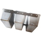 Baking Mold For 3 Bread Cupcakes Aluminum Pan Loaf Bakeware Cake 34  21 2  11 Cm