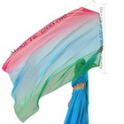 Chiffon Rectangular Praise Dance Flex Flags Sets Worship Church Flags 11 Colors