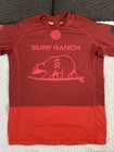 Wsl Surf Ranch Pro 2023 Rancher 18 Rash Guard Size Large Red Unworn Event Jersey