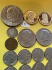 Us Coin Junk Drawer Silver Dime War   Wheat Pennies Lot Nickel Estate Sale