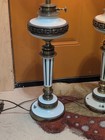Vtg  Stiffel Empire Neoclassical Style Urn Form Funeral Home Brass Table Lamps 