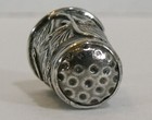 Vintage Taxco Mexico Sterling Silver Floral Design Sewing Thimble Eagle 3