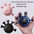 Hand Grip Strength Trainer Ball Finger Exerciser Forearm Workout Stress Ball
