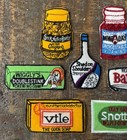 Vintage Lot Funny Humor Hippie Retro Novelty Iron-on Patches Nos 1970s