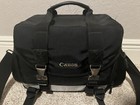 Canon 200dg Camera Bag Large Digital Slr Lens Case Gadget Black Shoulder Strap