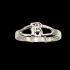 925 Sterling Silver Initial  b  Ring Child Or Pinky Size 4 25