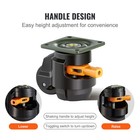 Vevor Leveling Casters Adjustable Nylon Plate Mounted Caster 1100 Lbs  Set Of 4