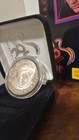 Elvis Presley 20th Commemorative 1oz Troy  999 Silver Coin Proof Box   Coa