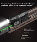 Votatu M6l-g Picatinny mlok Flashlight Laser Combo Built-in Touch Pad Black 