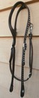 Vintage Macpherson Buckstitched Shaped Ear Horse Headstall