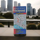 Vintage 2000 Richmond Virginia Laminated Street Map Rand Mcnally Easy Finder P2