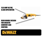13 Amp 7 In heavy Duty Angle Grinder With Bag And Wheels