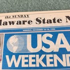 Vintage Usa Weekend November 14-16 1986 Ronald Mcdonald Mcdonalds Collectible