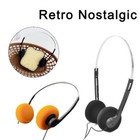 3 5mm Portable Wired Headphones Over-ear Stereo Headset Noise Reduction Earphone