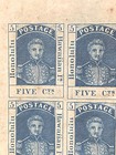 Hawaii  Unused  10 Complete Sheet 20  2 Stamps Lightly Hinged  Lt Toning