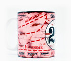 Porsche 917 Racing Coffee Tea Mug   Le Mans Porsche 917 Pink Pig