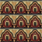 Mexican Tiles High Relief Ceramic Cuerda Seca Malibu Santa Barbara Tiles Cs-14