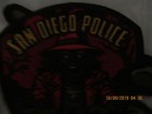 San Diego Halloween Police Patch Last One Very Rare