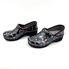 Dansko Lt Pro Women s 40 Hero Nursing Print Leather Professional Slip-on Clogs