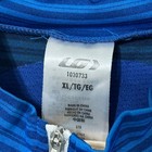 Garneau Mens Cycling Jersey Short Sleeve Blue Size Xl Full Zip Bike Shirt