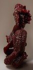 Red Dragon Fantasy Figurine Statue Collectible  Approx 7 5    Long