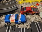 Fast Lane Road Racers Car Track Lot 4 Cars
