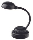 Dollhouse Battery Light Modern Desk Table Lamp Black 1 12 Scale Miniature