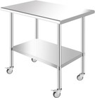 36x24 Inch Stainless Steel Work Table Restaurant Kitchen Food Prep Commercial
