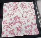 Set Of 4 Winter Holiday Cotton Quilted Round Placemats W  Matching Napkins