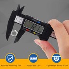 6  150mm Carbon Fiber Electronic Digital Vernier Caliper Micrometer Gauge Lcd Us