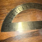 Antique Brass Protractor  Vintage
