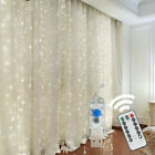 300 Led Curtain Fairy Lights Usb String Light With Remote Xmas Party Wedding Us