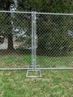 Chain Link Construction Panels rent-a-fence temporary Fence 4 Sale 10  X 6 