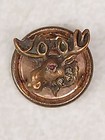 Loyal Order Of The Moose Loom Souvenir Medal Screwback Pin