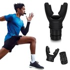 Breathing Trainer With Adjustable Resistance   Portable Respiratory Black
