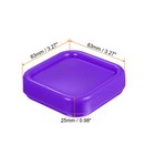 Magnetic Pin Cushion Square Sewing Pin Holder Storage Case Tool Purple 2pcs
