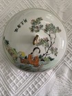 Qianlong Reign Mark   Qing Dynasty Porcelain Covered Bowl Foo Dog Free Shipping